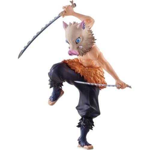 Pre-Sale Demon Slayer Hashibira Inosuke Anime Character Peripheral Toy Hand-Made Pvc Model Decoration Doll Toy Anime Toys Gift