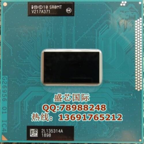 Intel Core Mobile i7 3520M i7-3520M 2.9GHz Laptop Mobile Processor CPU SR0MT can work