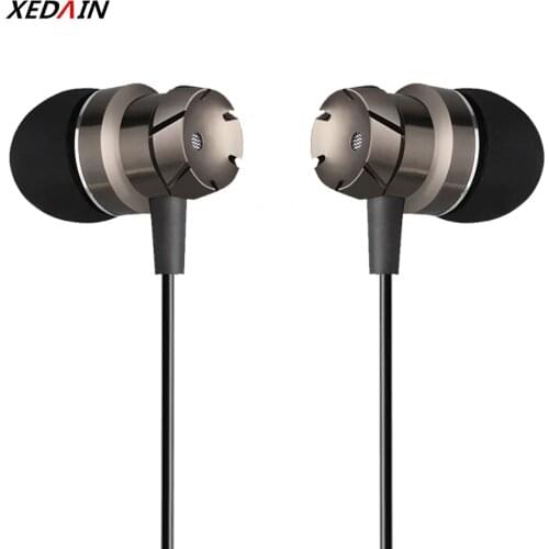 Wired Handsfree In Ear phone Bass Earphone Earbuds with Mic for Xiaomi iphone Huawei Phone MP3 Laptop 3.5mm