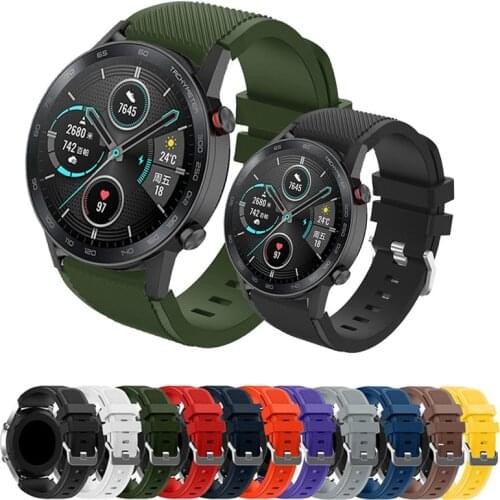 Wrist Strap for Honor magic Watch 2 GT GT2 GT 2 46mm Silicone Watch Bands Replacement Bracelet Band Smart Accessories