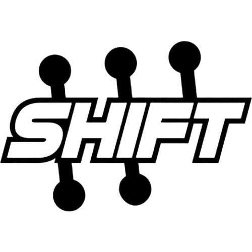 S51954# Various Sizes/Colors Car Stickers Vinyl Decal SHIFT GEARS Motorcycle Decorative Accessories Creative