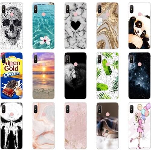 Silicone Cover For Xiaomi Redmi 6 Pro Case Full Protection Soft tpu Back Cover Phone Cases For Xiaomi Redmi 6 bumper Coque 3