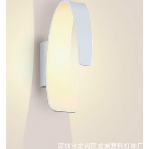 Modern blue wall light living room decoration crystal wood aisle bedroom bedside cabecero de cama lampara pared wall lamp