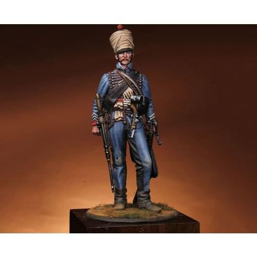 Unassambled 1/32 ancient man stand Resin figure miniature model kits Unpainted