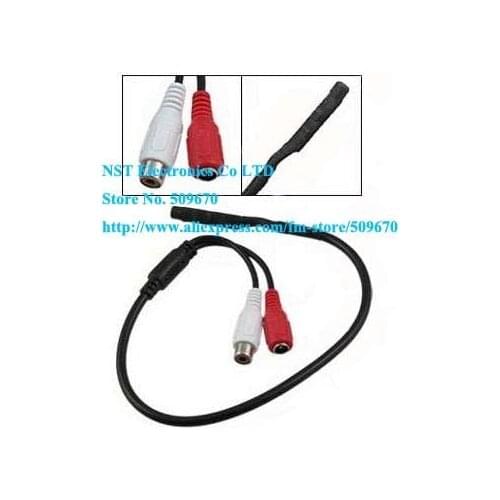 High Quality Security Mic Microphone Sound Monitor Voice Audio Pick Up Device/Free shipping/2PCS