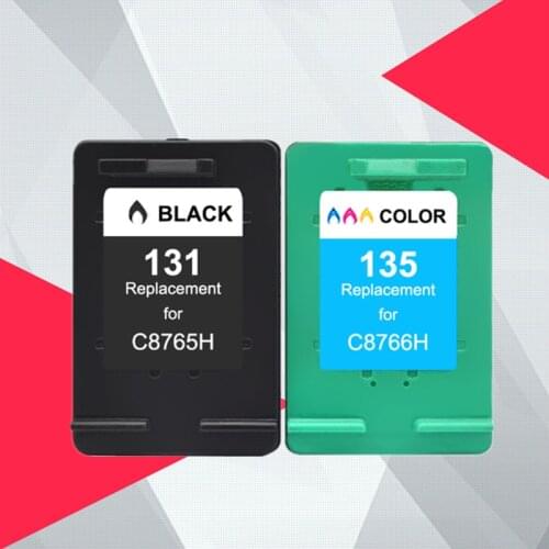 131 135 Refilled Ink Cartridges Replacement for hp131 135 for HP Photosmart C3100 C3183 C3150 C3180 PSC1500 1510 1513 1600