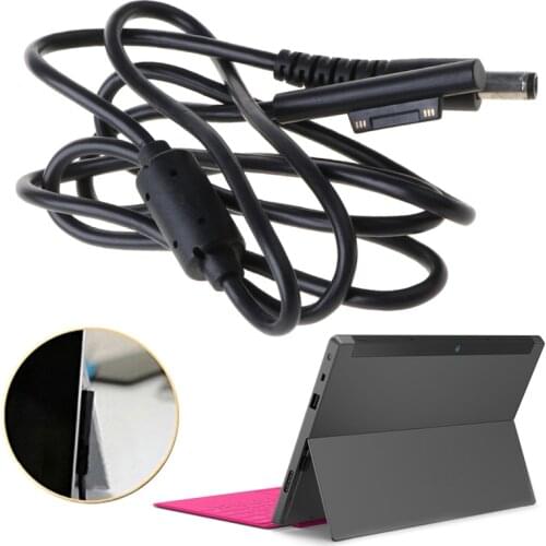 5.5*2.5mm DC Plug Charger Adapter Charging Cable Cord For Microsoft Surface Pro 3 4 Tablet PC 120cm Black Cables C26