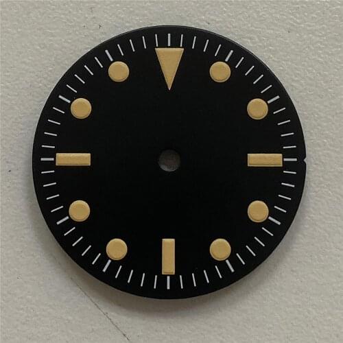 Replacement 28.5mm Watch Dial For NH35 NH36 For Miyoda 8215, 821A8200 Movement Watch Dial Green Luminous Upgrade Parts