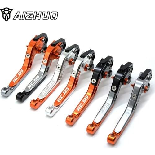 For 125 RC125 2011-2016 2012 2013 2014 2015 Motorcycle CNC Aluminum Brake Clutch Levers