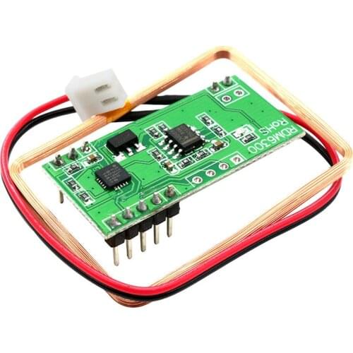 Glyduino New UART 125Khz EM4100 RFID Card Key ID Reader Module MCN RDM6300 (RDM630) for Arduino