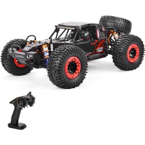 RC Car Racing 1/10 4WD 2.4G Desert Truck Brushless RC Car High Speed Off Road Vehicle Models 80km/h With Head Up Wheel or Tail