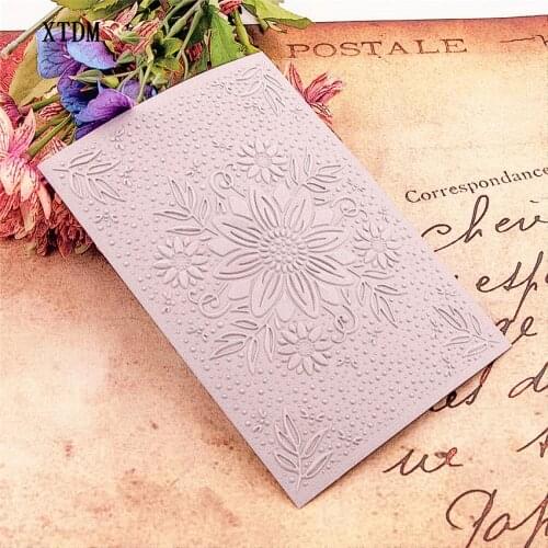 HOT plastic flower craft card making paper card album wedding decoration clip Embossing folders