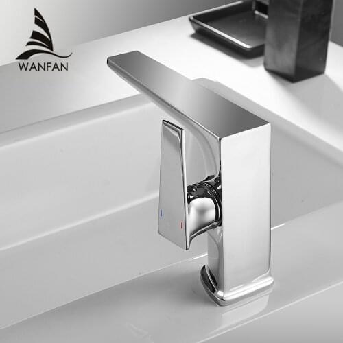 Basin Faucet Retro Chrome Faucet Taps Bathroom Sink Faucet Single Handle Hole Deck Vintage Wash Hot Cold Mixer Tap Crane 588009