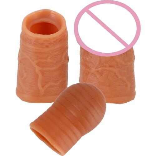Penis Ring Foreskin Resistance Ejaculation Delay Sex Toys For Men Cock Sleeve Glans Strap On Dick Enlargement Extender