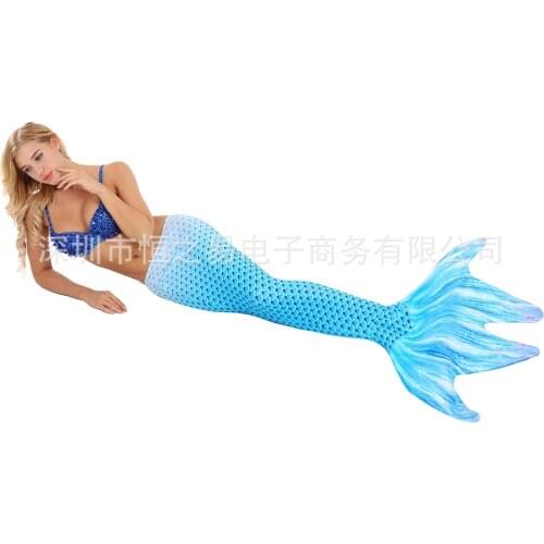 Adult Mermaid Tail Swimsuit Mermaid Princess Half Length Swimming Skirt .45