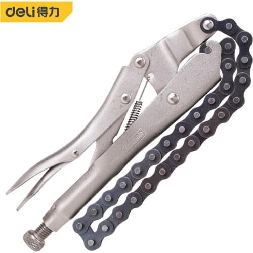 Deli Chain Locking Pliers Ring Pliers Hand Wire stripper Nippers Multipurpose Tool kits electric tools multi-function