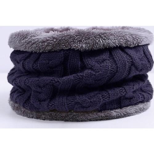 2021 Fashion Winter Scarf MenThickened Warm scarf Wool Collar Scarves Neck Scarf Cotton Unisex