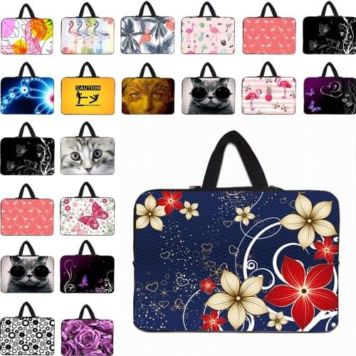 For Macbook Air 13.3 New 2020 Fasion 10 11.6 12 13 14 15 17 Inch Notebook Chromebook Handle Carry Bag Funda Portatil 15.6 Bolsas