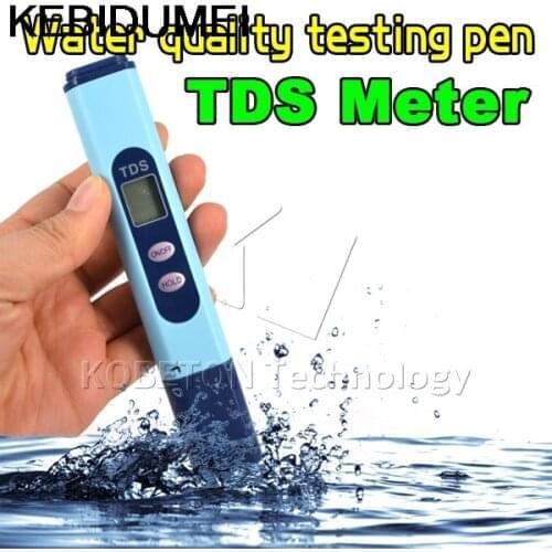 New arrive Blue TDS Meter Tester Portable Pen Type Digital Display TDS Measuring Water Quality Purity Tester PEN