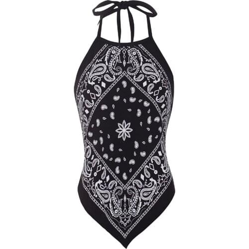 Plus Size 2021 Summer Women Sexy Tank Tops Vintage Print Square Scarf Wrapped Tube Top Vest Womens Fashion Streetwear Y2k Tops