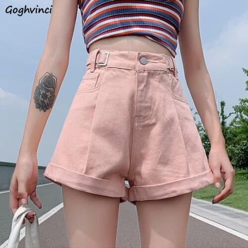 Shorts Women Denim Trendy Sashes 3 Colors Students Basic Summer Korean Style All-match Simple Casual Lovely Streetwear Loose New