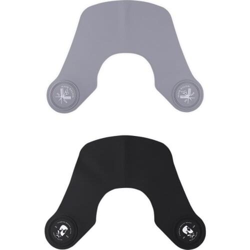 Silicone Barber Cape Hair Cutting Cloth Haircut Neck Cape Wrap Collar Shield Waterproof Hair Coloring Cuttin Hair Accessory Tool