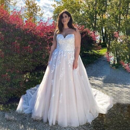 Modest Africa Wedding Dress Plus Size Sweetheart Corset Wedding Gowns Appliques Boho Bride Dresses Vestidos De Fiesta