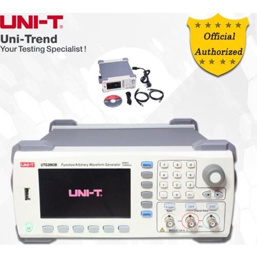 UNI-T UTG2062B Function/Arbitrary Waveform Generator; 2 Channels, 60MHz Max. Output Frequency, 320MS/s Max. Sample Rate
