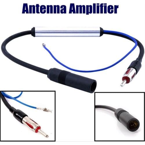 Universal Car Accessories Hidden Amplified Antenna AM/FM Radio Ariel 12V Electroni Car FM AM Antenna