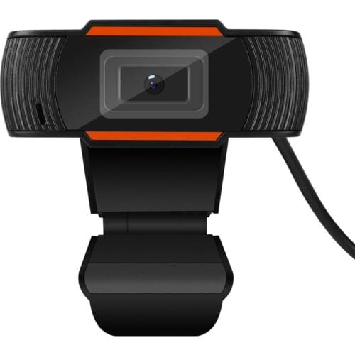 Full HD Webcam 30Degrees Rotatable 2.0 HD Webcam 720p USB Camera Video Recording Web Camera with Microphone For PC Computer
