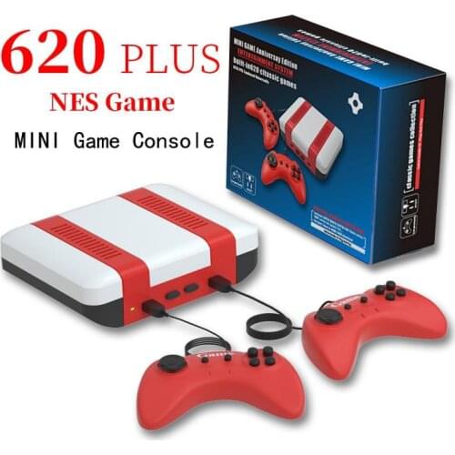 Built-In 620 Games Video Game Consoles TVBox Retro Classic Gaming Player For Retro Dendy Console Portable Retro Boy Toy Gift New