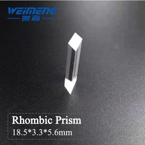 Weimeng rhombic prism laser lens 18.5*3.3*5.6mm 400-700nmAR H-K9L optical glass material for laser cutting welding marking machine