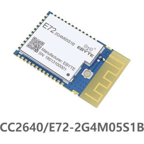 10pcs 2.4Ghz BLE Mesh Wireless Module CC2640 Chips 2dBm Small Size RF IO Port Low Power Consumption Receiver SMD E72-2G4M02S2B