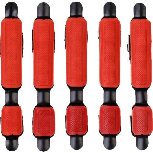 Lot of 10Pcs Adjustable Fishing Reel Deck Seat Spinning Reel Seat Card Rod Clip 125mm