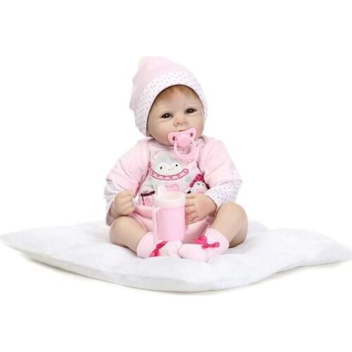 52cm Baby Dolls Silicone Reborn Baby Doll Kids Toys Early Education Dolls Movie Photography Props Birthday Gift Toy Collection