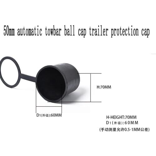 RV Trailer Accessories-Universal 50mm Automatic Tow Rod Ball Cap Trailer Protective Cap Rv Accessories Camper Trailer