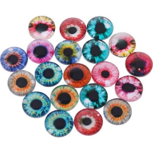 10Pair Glass Doll Eyes Animal DIY Crafts Eyeballs For Dinosaur Eye Accessories Jewelry Making Handmade 8/12/18mm 2019