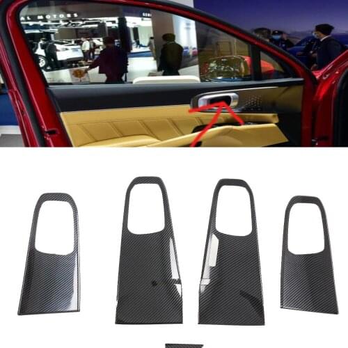 For Kia Sorento MQ4 2021 2022 Interior Inner Door Handle Bowl Cover Trim Cup Frame Molding Garnish Surround Accessories