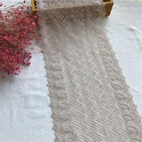 E1171 19cm ournitures de couture en tissu dentelle élastique | bricolage artisanat, accessoires de décoration pour vêtements