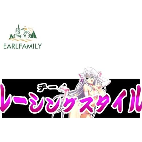 EARLFAMILY 13cm x 4.8cm for Anime Sexy Funny Car Stickers Car Assessoires Decal Camper Creativite RV VAN Laptop Decals Decor