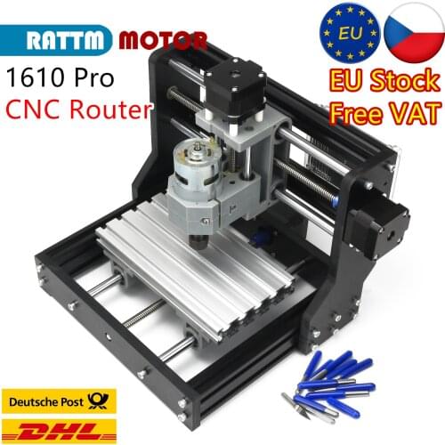 【EU Free VAT】1610 Pro CNC Laser Engraver DIY Mini Router 3 Axis PCB PVC Milling Machine Wood Router Machine with GRBL Controller