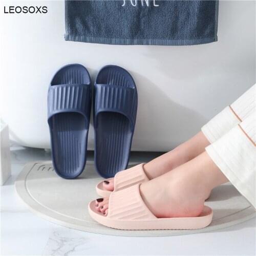 Summer Shoes For Women Solid Color Indoor Family Bathroom Non-slip Shower Slippers Mens EVA Portable Deodorant