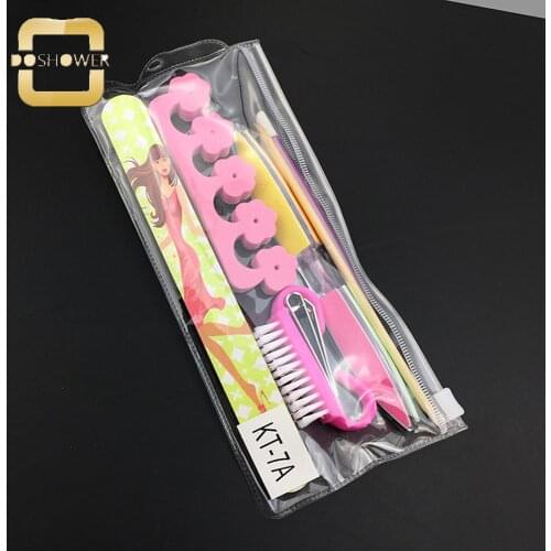 Beauty manicure set with nails production materials for polish care nail tools drill