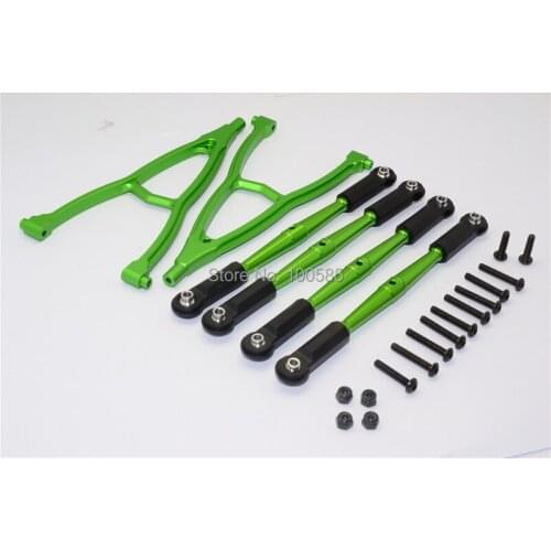 HPI CRAWLER KING ALLOY FRONT+REAR Y PLATE & LINK PARTS