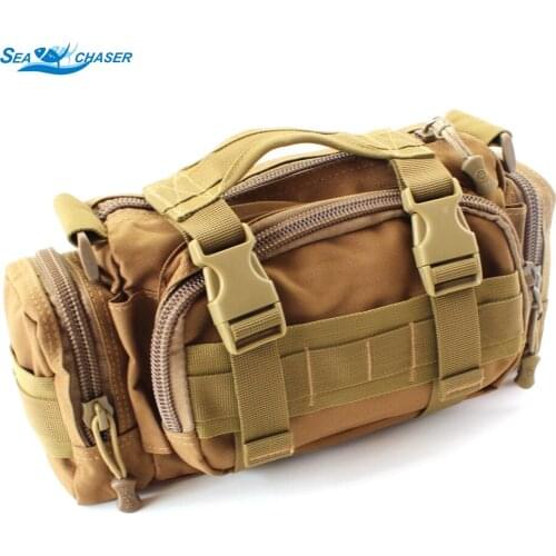 Portable Outdoor Sports Fishing Bag Multifunctional Bag Waist Pack Lures Fishing Tackle Gear Bags 30 * 20 * 10cm