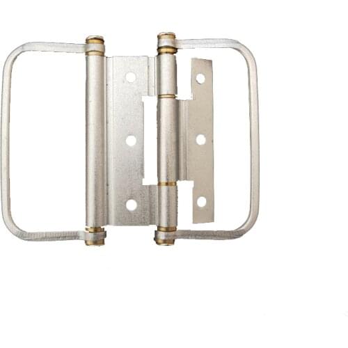 Toilet Sliding Door Hardware Small Folding Door Double Handle Trackless Glass Door Hinges