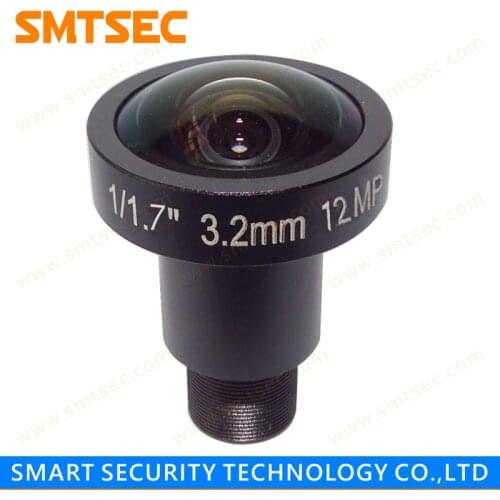 SMTSEC SL-HD3220B4K 1/1.7" 4K 12MP 3.2mm F2.0 M12 Mount CCTV UHD IP Camera Lens for CCTV Security Camera