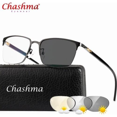 Titanium Alloy Sunglasses Transition Photochromic Reading Glasses for Men Hyperopia Presbyopia with diopters Presbyopia Glasses