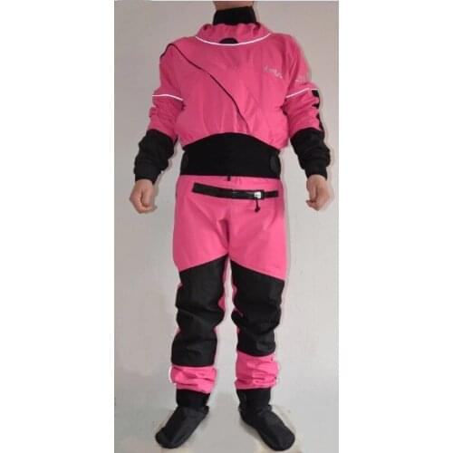 Customised dry suit,dry tops for whitewater,kayak,sailing,fishing with latex neck and wrist gasket cordura waterproof socks
