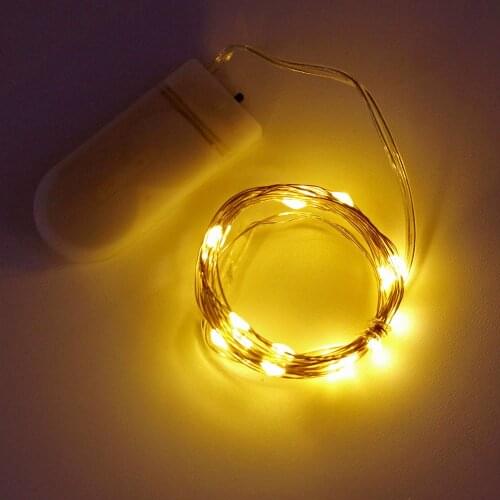 5m LED Garland Fairy String Lights Without CR2032 Battery Wedding Birthday Party Christmas Festival Decorations For Home Bedroom